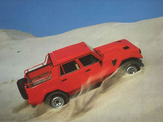 Illustration for article titled Rambo's Lambo: The Lamborghini LM002